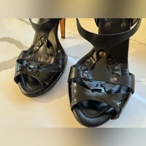 Cole Haan Black Strappy Women's Sandals - Sz 9.5 - Picture 2 of 9